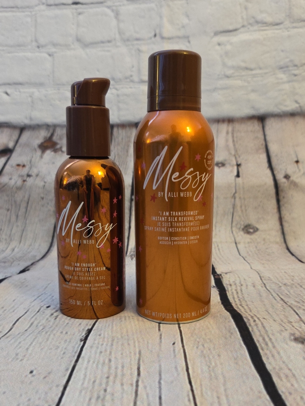 Messy by Alli Webb Rough Dry Hair Styling Cream & Instant Silk Revival Spray